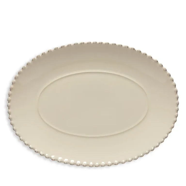Costa Nova Pearl Cream Oval Serving Platter