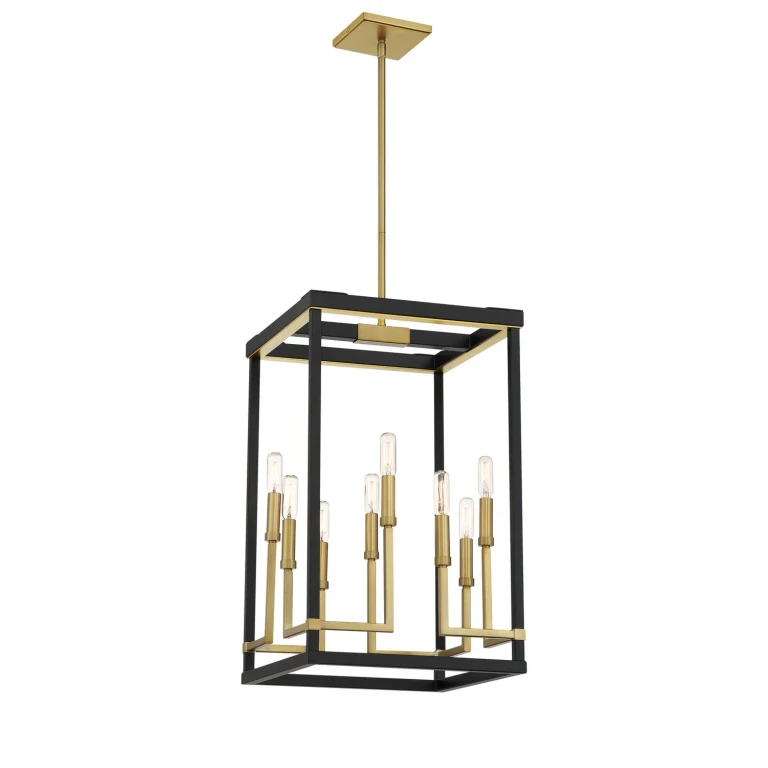 Coal And Soft Brass Pendant from the Union Estates Collection