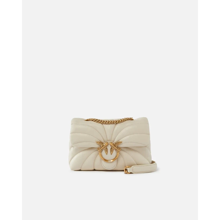 Pinko - Mini sac à bandoulière Love Bag Puff Butterfly en cuir nappa