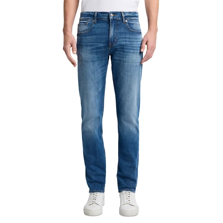 7 For All Mankind Slimmy Stretch Slim Fit Jeans in Auster