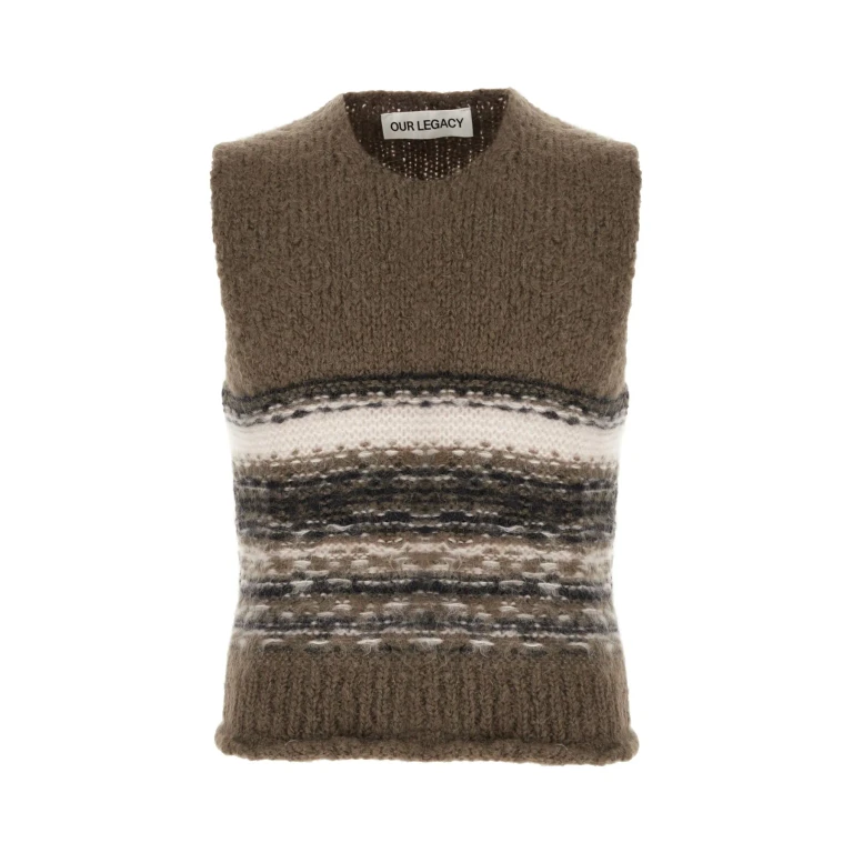Our Legacy Multicolor Wool Blend Vest