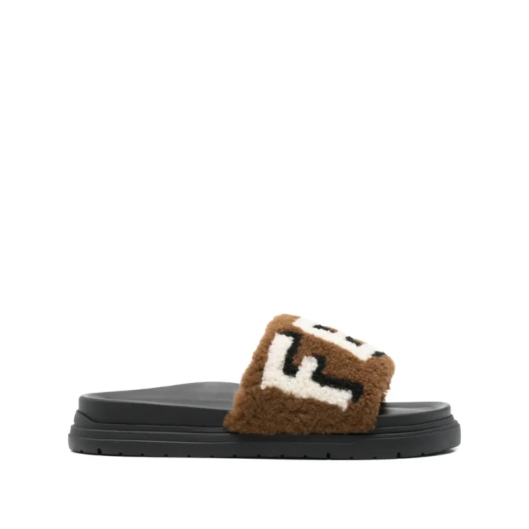 Fendi Shearling Slippers