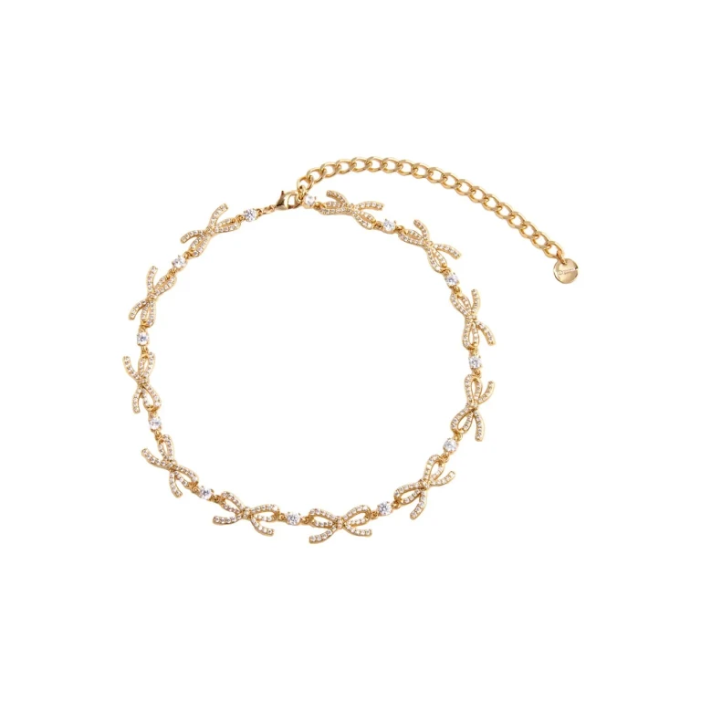 self-portrait Gold Tone Necklace