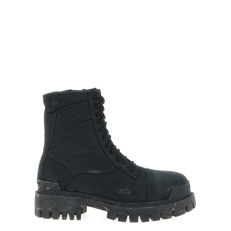 Bottes noires Balenciaga