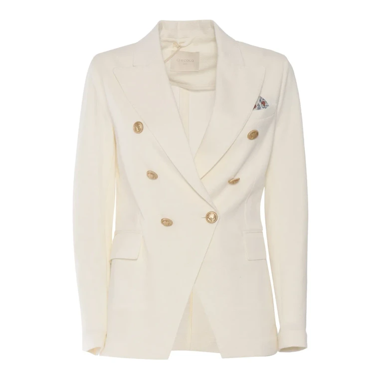Circolo 1901 Oxford Double Breasted Jacket