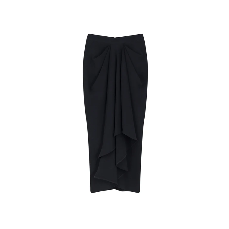 Givenchy Skirts Black Viscosa Acetato Elastan - Women