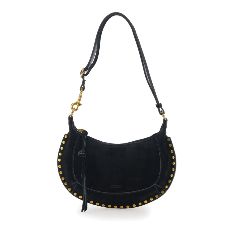 Isabel Marant Shoulder Bag oksan With Adjustable And Removable Strap And Suede Stud Decoration For Women
