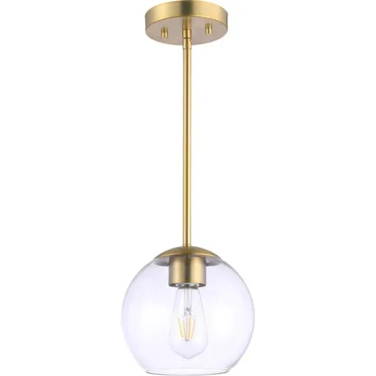 Auresa Pendant Light in Soft Brass