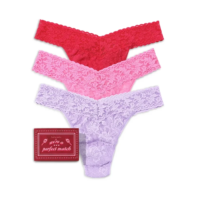 Hanky Panky Matchbox Original Rise Thong, Pack of 3