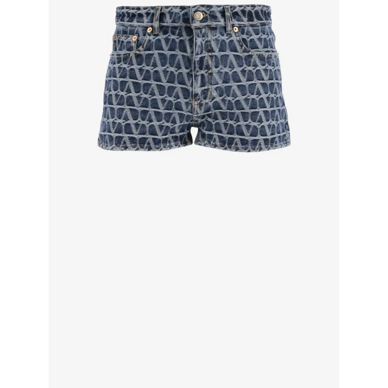 Valentino Herren Jeansshorts