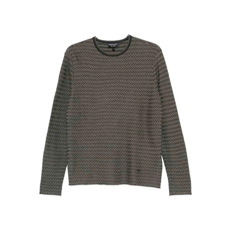 Emporio Armani Pull Col Rond - Bleu