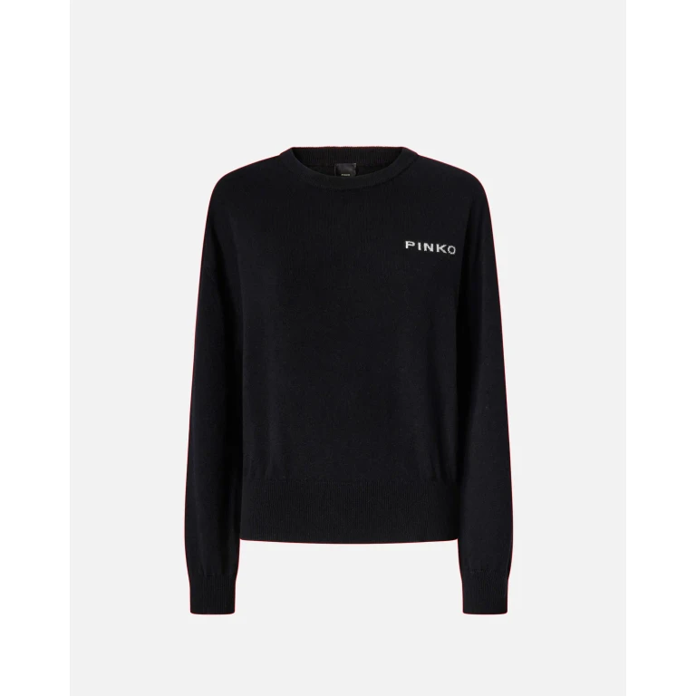 Pinko - Pull avec maxi logo Love Birds - XS