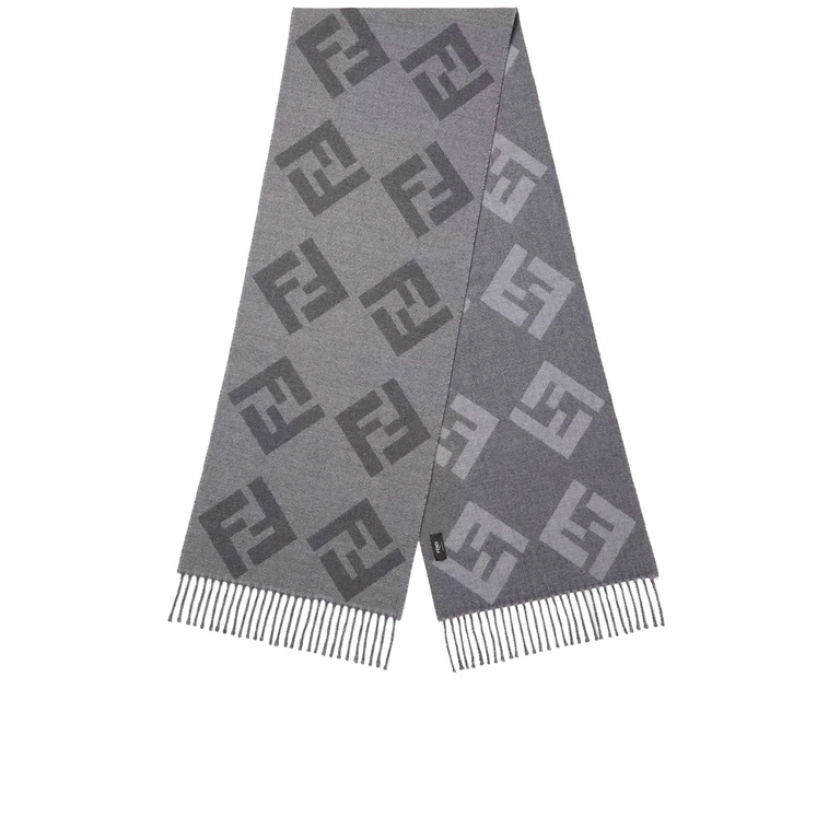 Fendi Sciarpa 35x180 Ff Oblique Fon Grey - Men