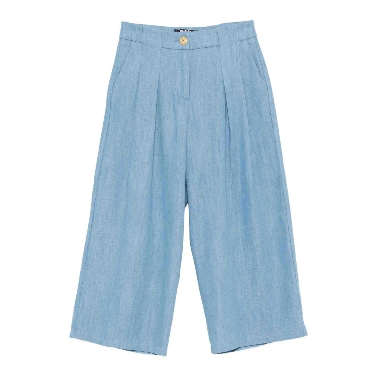 Balmain Pantalons Décontractés - Bleu