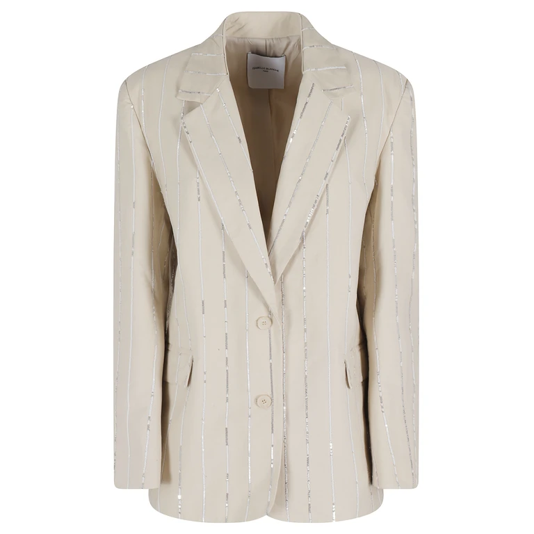 Isabelle Blanche Giacca Nude & Neutrals Cotone - Women