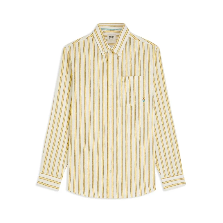 Scotch & Soda Crinkled Button Down Shirt