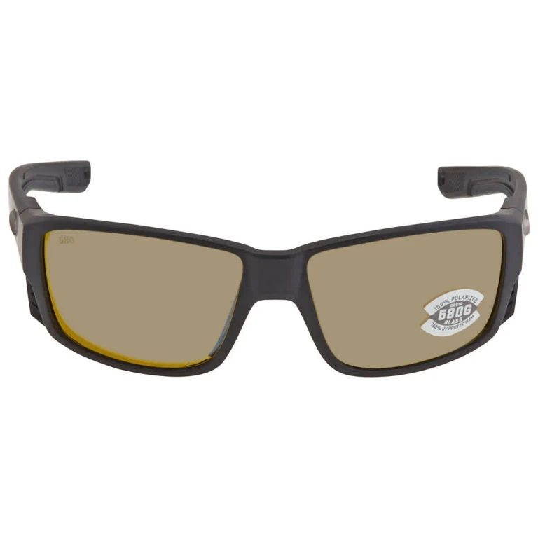 Costa Del Mar TUNA ALLEY PRO Sunrise Silver Mirror Polarized Glass Mens Sunglasses 6S9105 910506 60