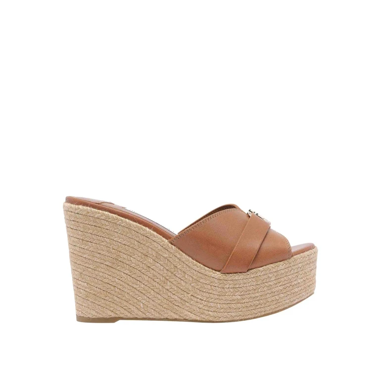 지미추 여성 샌들 - 브라운