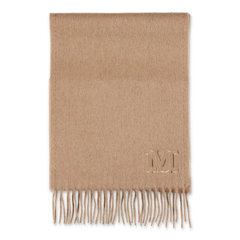 Max Mara Monogram Camelwool Camel Stole