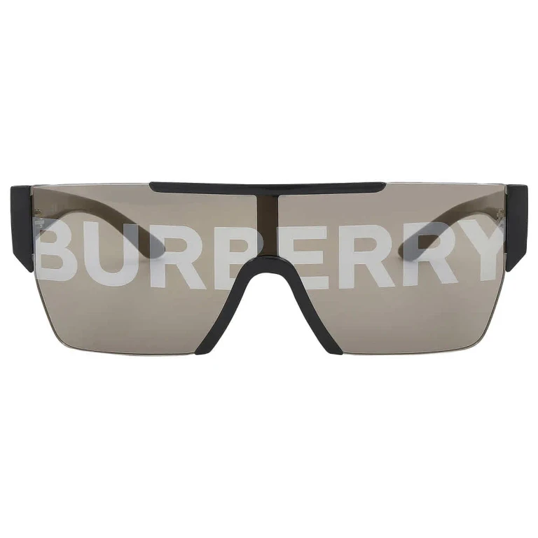 Burberry Gold with silver Burberry Shield Mens Sunglasses BE4291 3001G 38