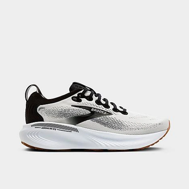 Brooks Men's Adrenaline GTS 25 Running Shoes in Black/White Size: 7.0