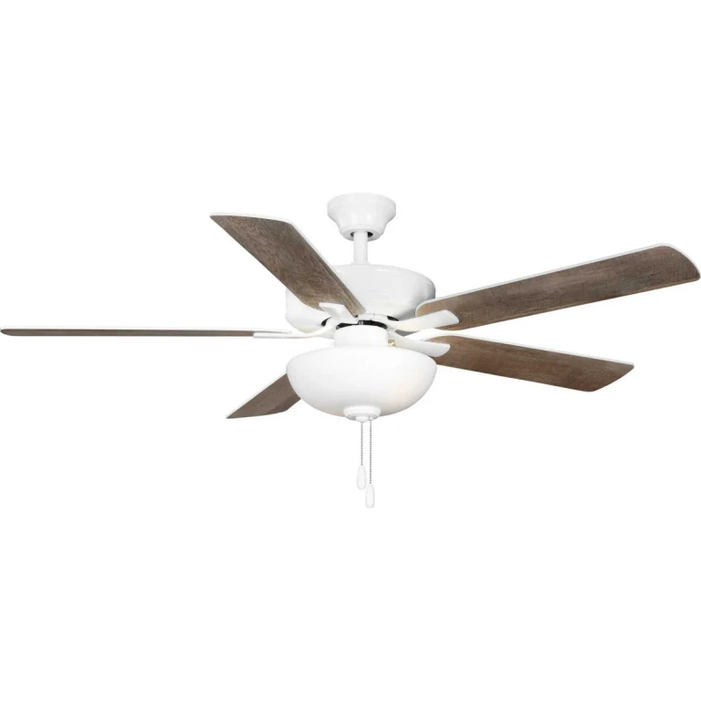 White 52" Ceiling Fan from the AirPro Collection