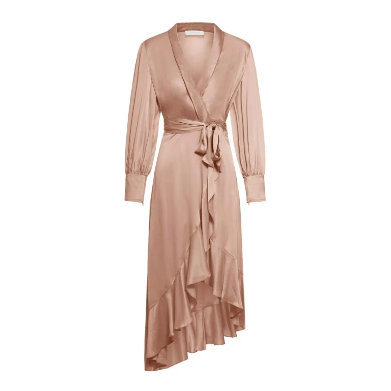 Zimmermann Robe Au Genou - Rose