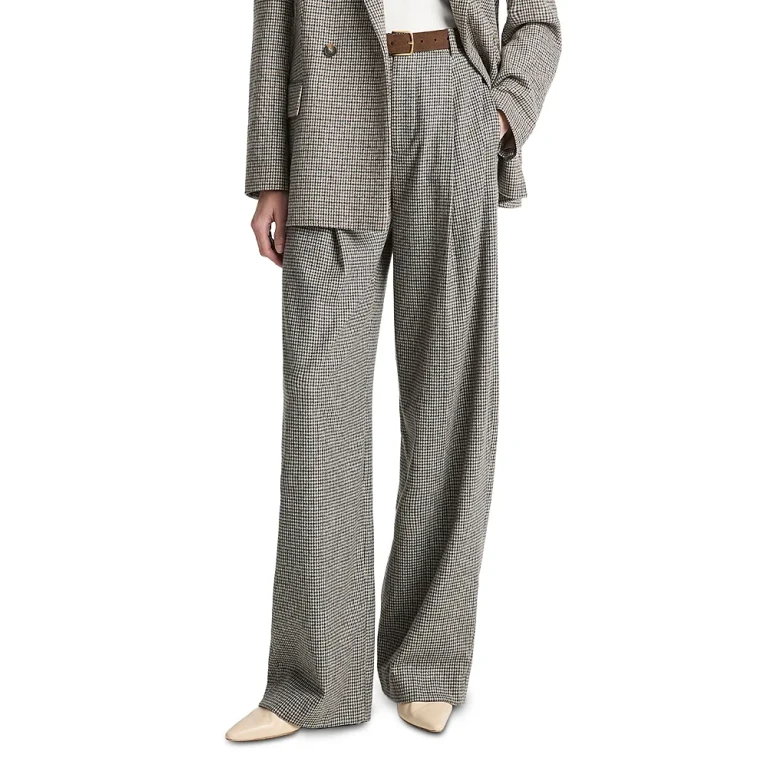 Vince High Rise Wool Blend Pants