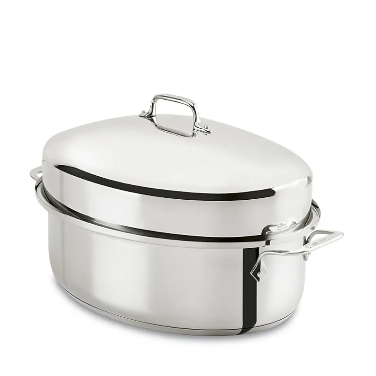 All Clad Stainless Steel Covered Oval Roaster