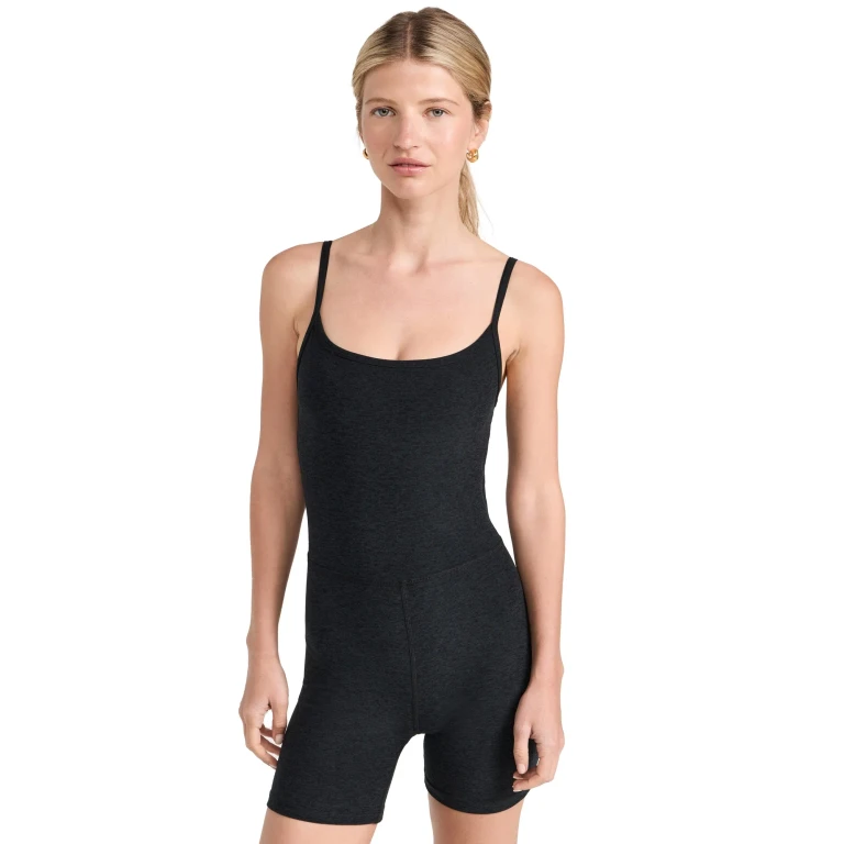 Beyond Yoga Spacedye Keep Pace Biker Jumpsuit Darkest Night S