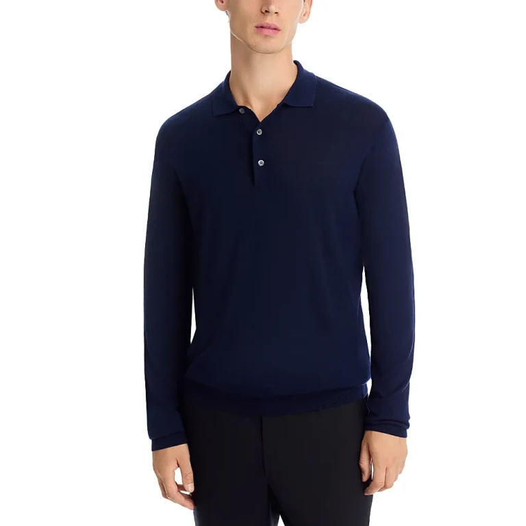 Peter Millar Crown Crafted Dorset Merino Wool Sweater Polo Shirt