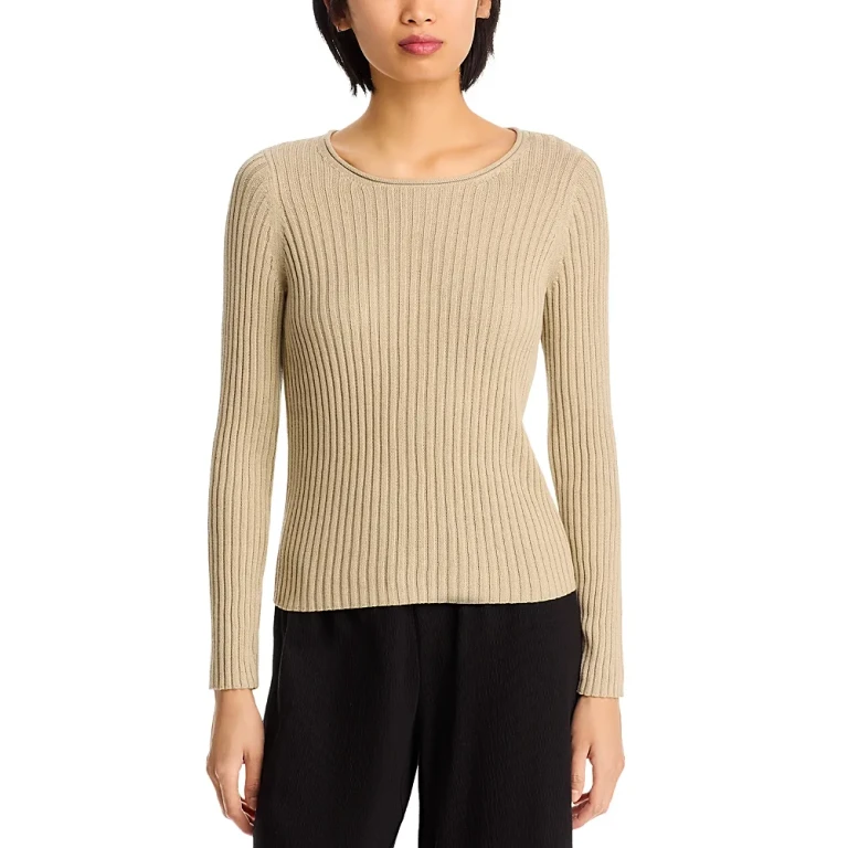 Eileen Fisher Jewel Neck Sweater