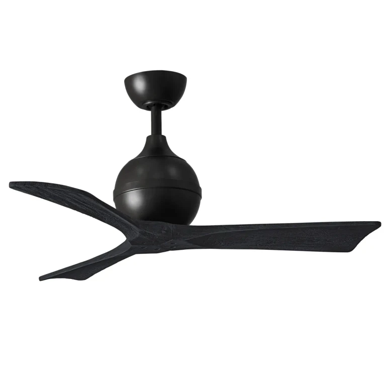 Irene 6-Speed DC 42" Ceiling Fan in Matte Black with Matte Black blades