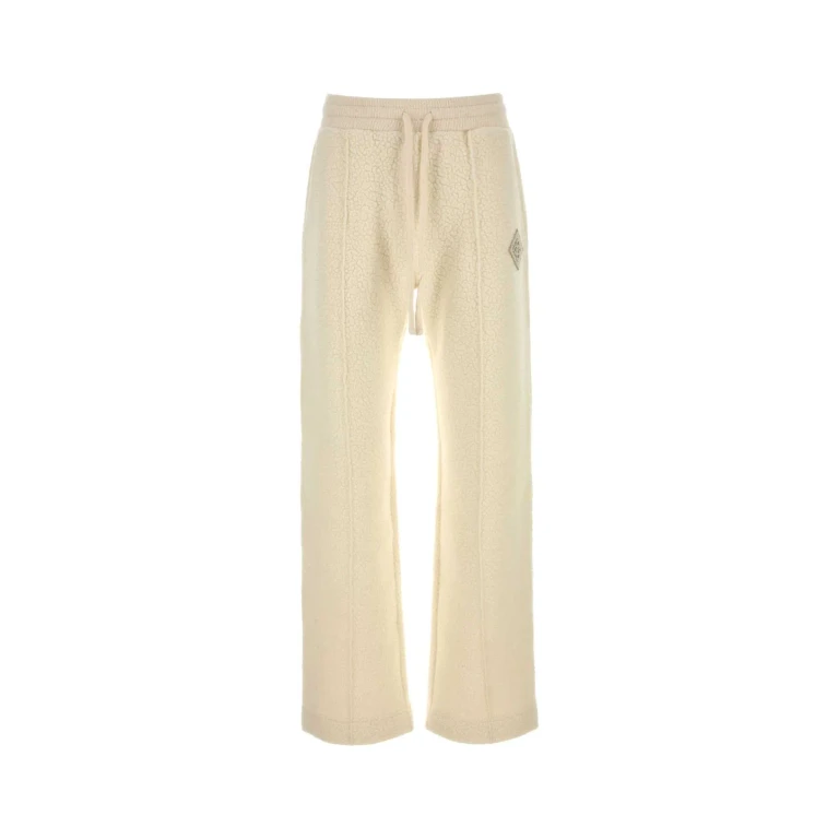 Casablanca Ivory Teddy Joggers