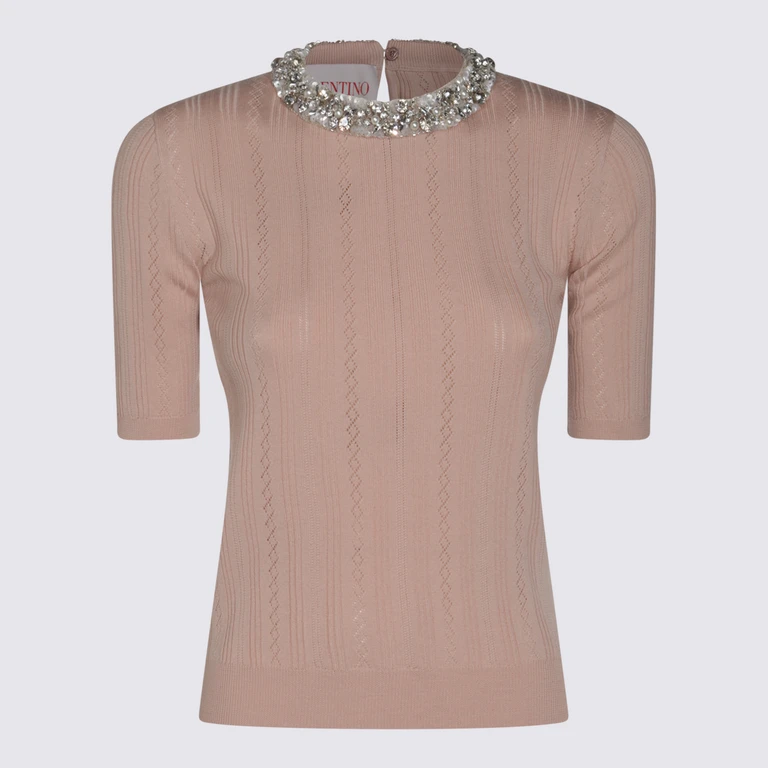 Valentino Embroidered Wool Sweater