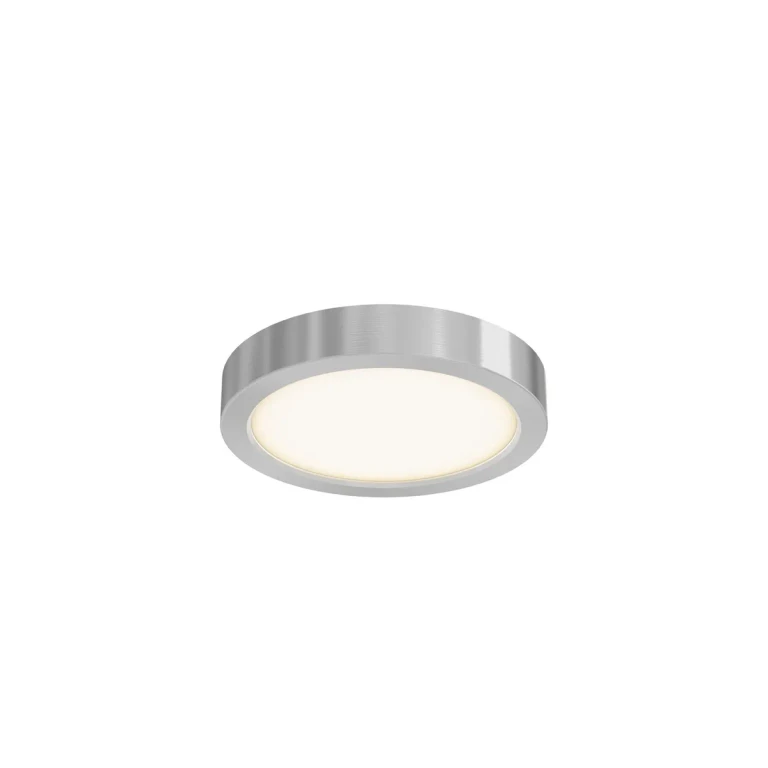 Satin Nickel LED Flushmount