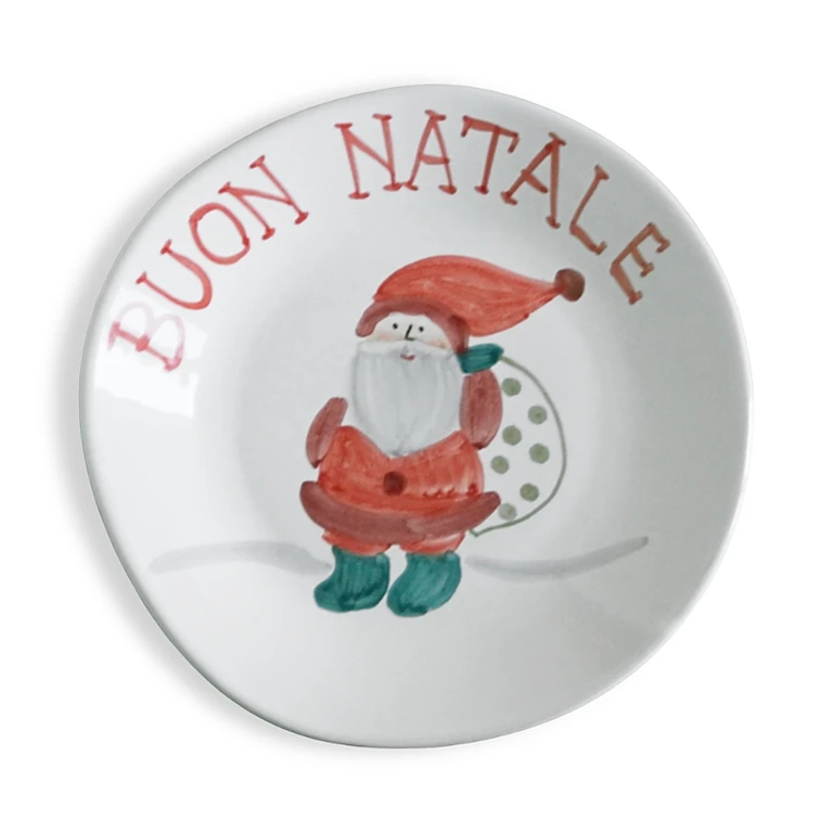 La Gabbianella Natale Salad/Dessert Plate