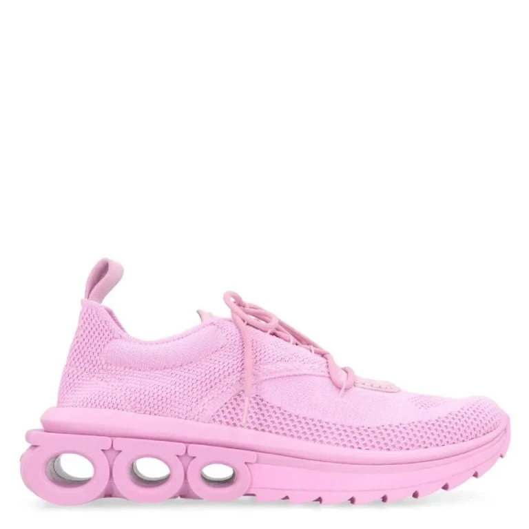 Ferragamo Nima Technical Knit Running Sneakers