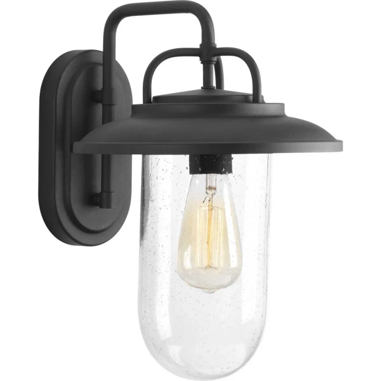 Black One Light Wall Lantern from the Beaufort Collection