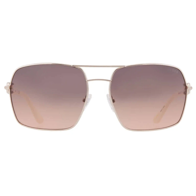 Guess Brown Gradient Navigator Ladies Sunglasses GU00159 32B 63