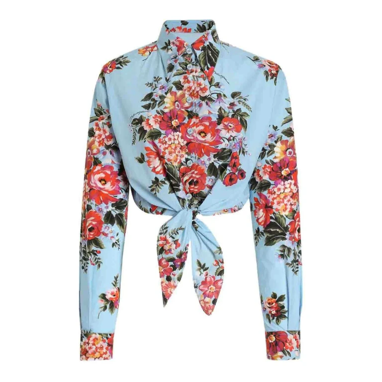 Dolce & Gabbana 花束印花棉质衬衫