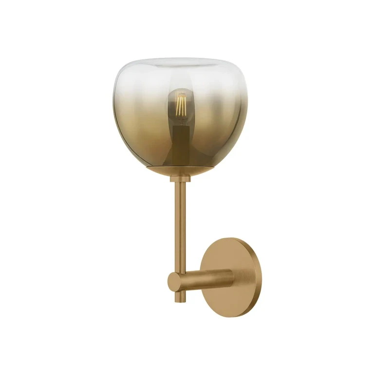 Patina Brass Wall Sconce from the August Collection