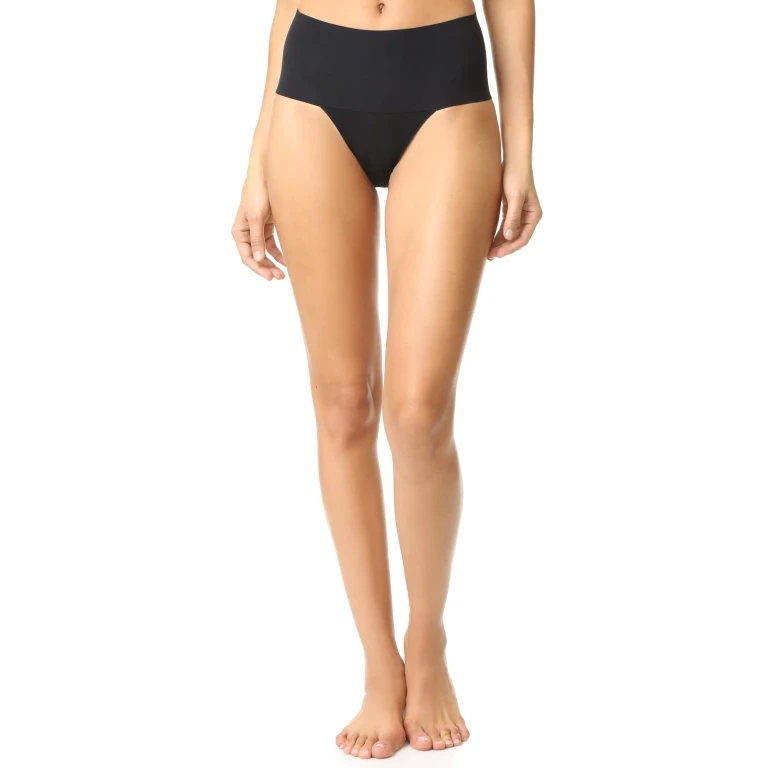 SPANX SPANXsmooth Undie-tectable Thong Soft Almond M