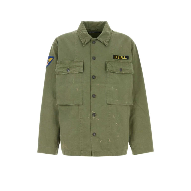 Jacket Men color Green (710P08217001)