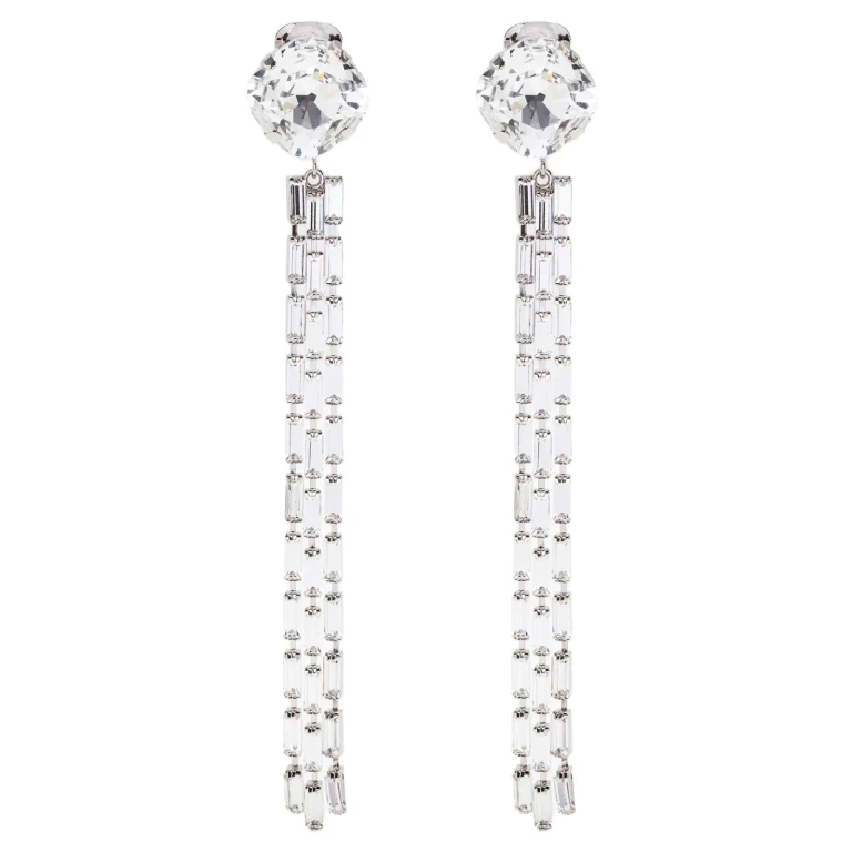 Alessandra Rich Fringed Earrings