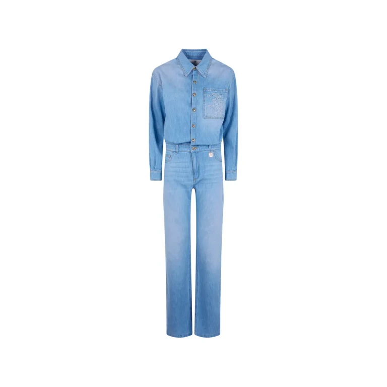 Elisabetta Franchi Button Pocket Jumpsuit