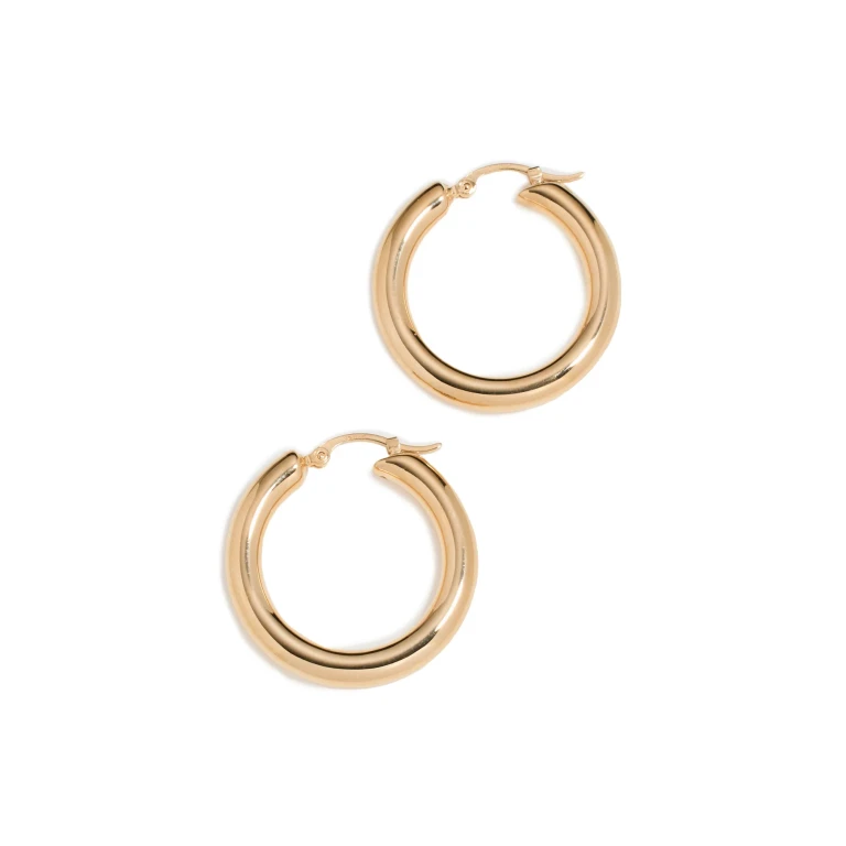 Ariel Gordon Jewelry 14k Junior Helium Hoops Gold One Size