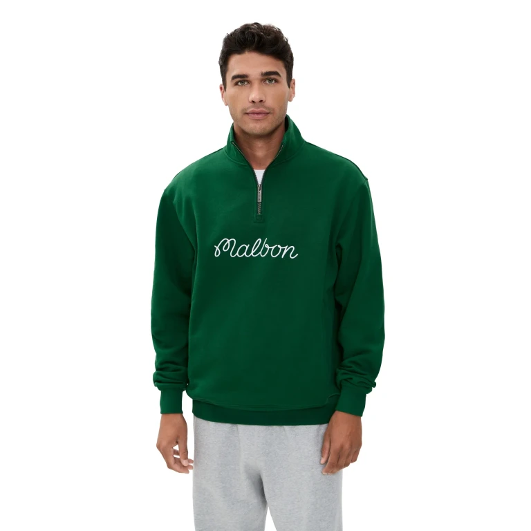 Malbon Collegiate Sweatshirt Forest L