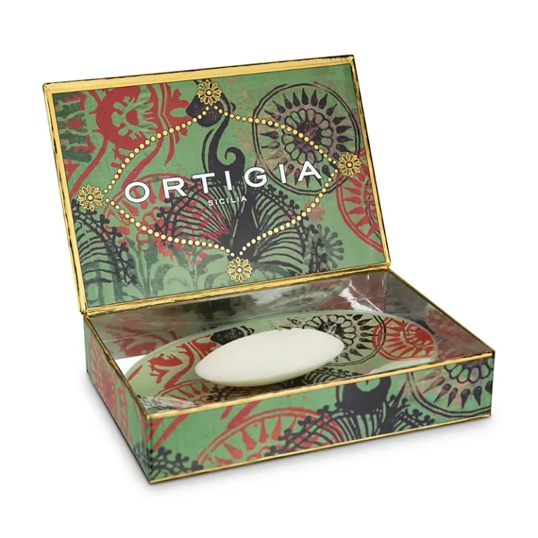 Ortigia Sicilia Fico D'India Soap and Soap Dish Set