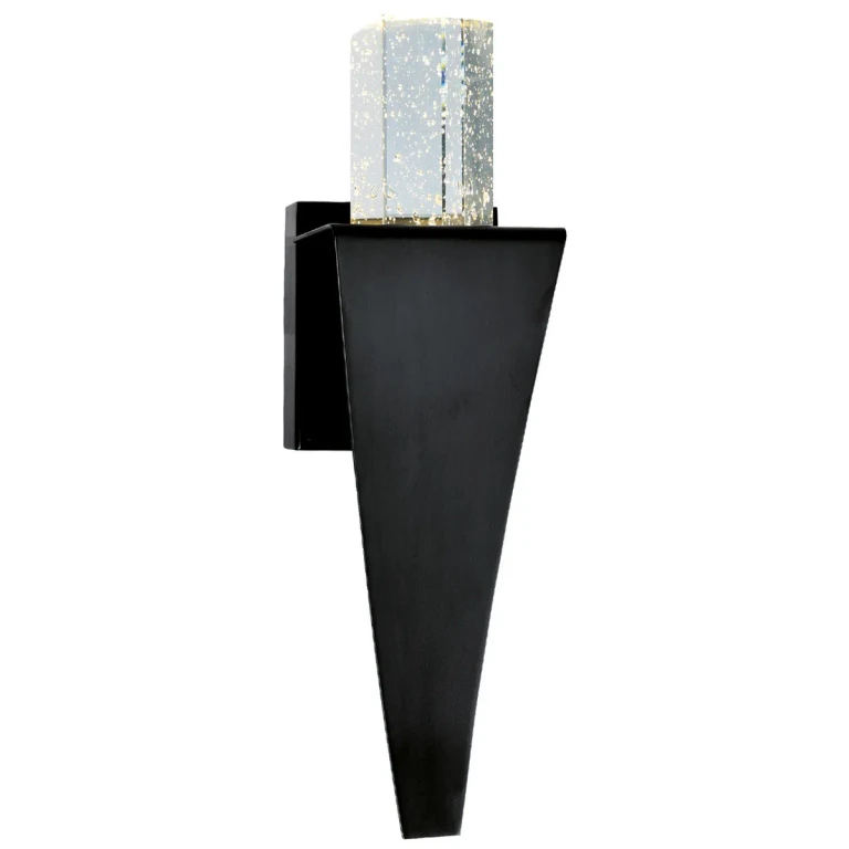 Black LED Wall Sconce from the Catania Collection